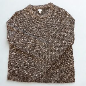 J. Crew Factory Brown Crew Neck Sweater